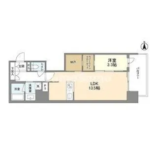 大阪府大阪市西区南堀江2丁目【マンション】の間取り