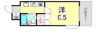 ハーバーコート神戸【2階】の間取り