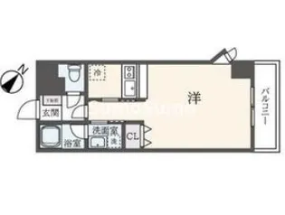 フェルテ髙波【9階】の間取り