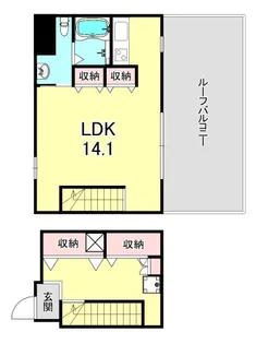 グラージェ三宮の間取り