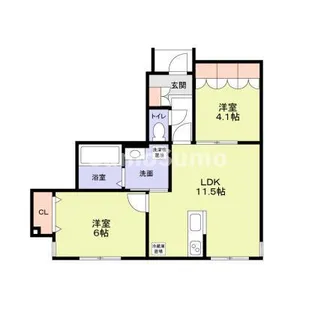 シュガーハウス【1階】の間取り