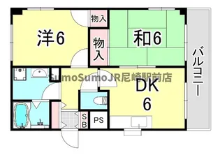 グレースメモリー立花【3階】の間取り