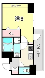 兵庫県神戸市中央区生田町3丁目【マンション】の間取り