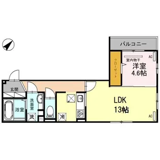 RハイツⅤ【1階】の間取り