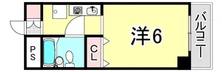 仁川北マンション【1階】の間取り