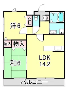 コージィ香櫨園【3階】の間取り