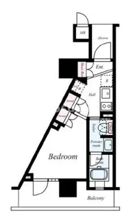大阪府大阪市中央区谷町2丁目【マンション】の間取り
