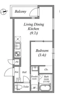 MOVE西宮鳴尾【1階】の間取り