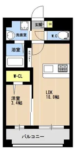 KL東比恵【14階】の間取り