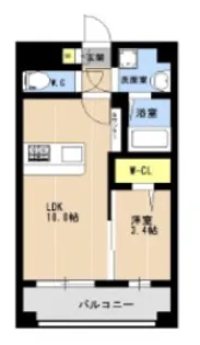 KL東比恵【15階】の間取り