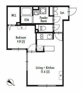 GRAN PASEO 中目黒 East【3階】の間取り