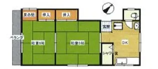 広町マンション【3階】の間取り