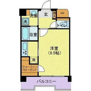 恵比寿パークテラス【4階】の間取り