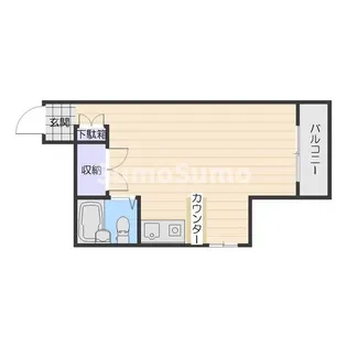 兵庫県神戸市東灘区魚崎南町6丁目【マンション】の間取り