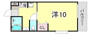 上山マンション【3階】の間取り