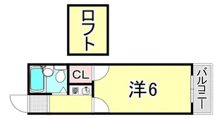 GRAND LIFE香櫨園【1階】の間取り