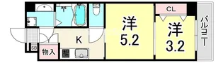 兵庫県尼崎市武庫川町4丁目【マンション】の間取り