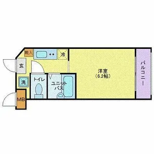 スチューデントハイツ代々木上原【1階】の間取り