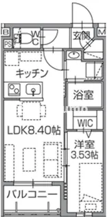 ラクラス南福岡NORTH【5階】の間取り