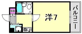 西北チェリーマンション【4階】の間取り