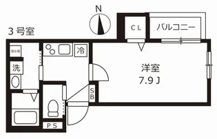 バズ大物【1階】の間取り
