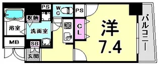 アスヴェル神戸元町【11階】の間取り