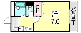 兵庫県神戸市須磨区多井畑東町【マンション】の間取り