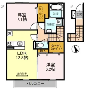 コンフォート西岡本の間取り