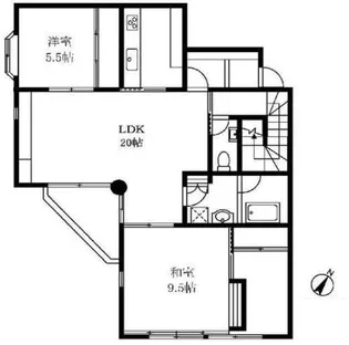 ドミナーレサクマ【2階】の間取り