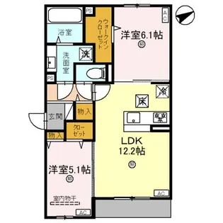 レンブランサ金楽寺【3階】の間取り
