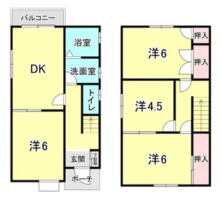兵庫県神戸市中央区中山手通7丁目【一戸建】の間取り