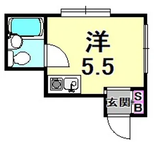 エレガンス今津駅前【3階】の間取り
