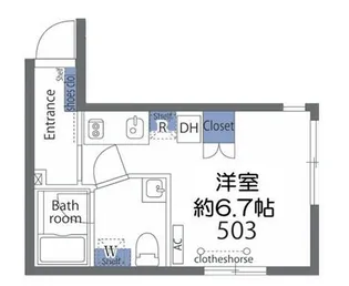 アヴァンタージュ恵比寿【4階】の間取り