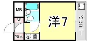 ネオダイキョー甲子園口【4階】の間取り