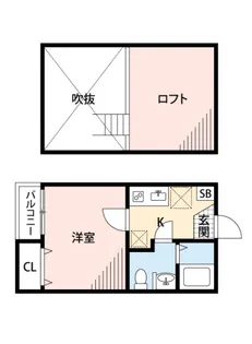 福岡県福岡市博多区吉塚6丁目【アパート】の間取り