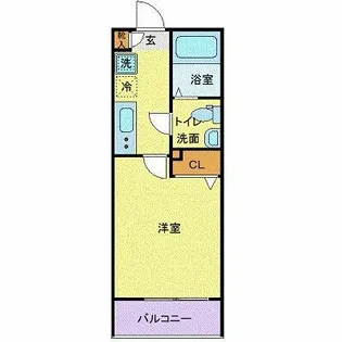 CITY SPIRE西新宿【3階】の間取り