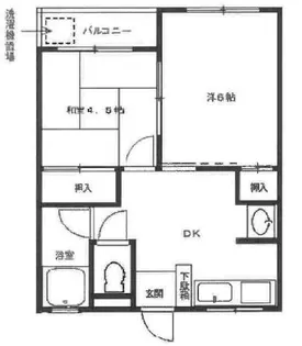 マツヤパークマンション【2階】の間取り