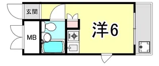 兵庫県西宮市天道町【マンション】の間取り
