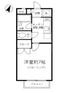 ヴィラロンシャン【2階】の間取り