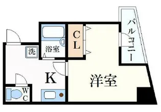 シュープリーム【7階】の間取り