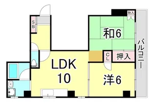 アダチイエム【4階】の間取り