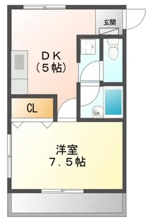 リトルバードD【2階】の間取り