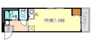サンビレッジ板宿【3階】の間取り