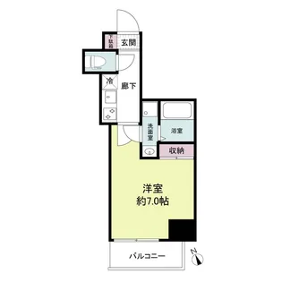 セレニテ兵庫エクラ【7階】の間取り