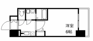 エスリード難波ALLURE【4階】の間取り