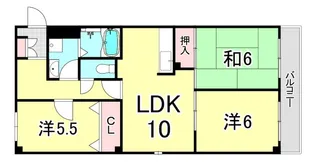 エルドラード上ヶ原【1階】の間取り