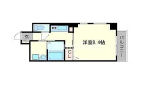 大阪府大阪市西区本田2丁目【マンション】の間取り