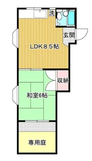 エーワン塚口【1階】の間取り