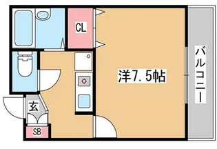 トロントナダ【3階】の間取り