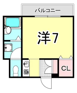 エトワール北口【2階】の間取り